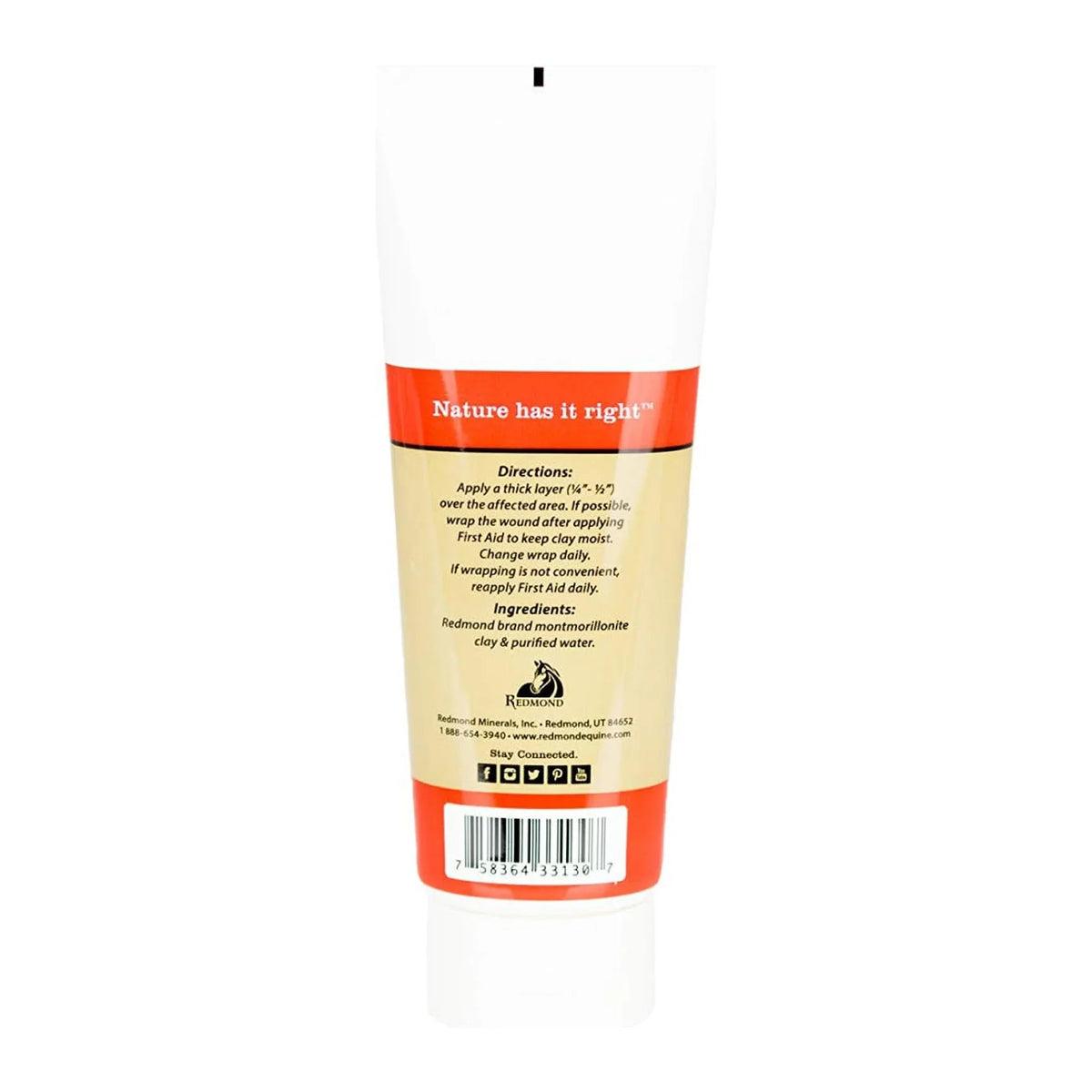 Redmond First Aid All Natural Hydrated Clay for Horses (8 oz)