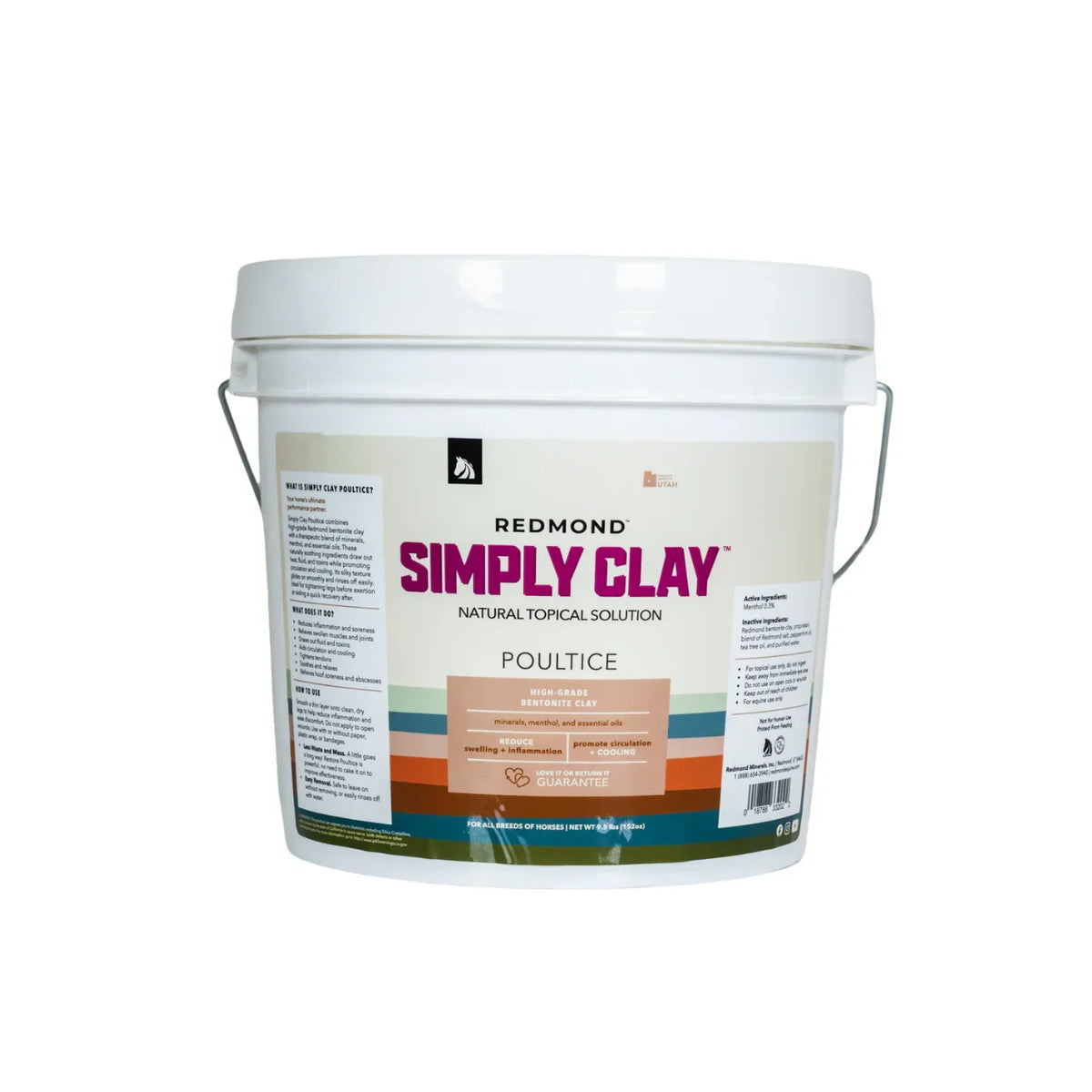 Redmond Simply Clay Natural Topical Solution Poultice For Horse (9.5 lb)