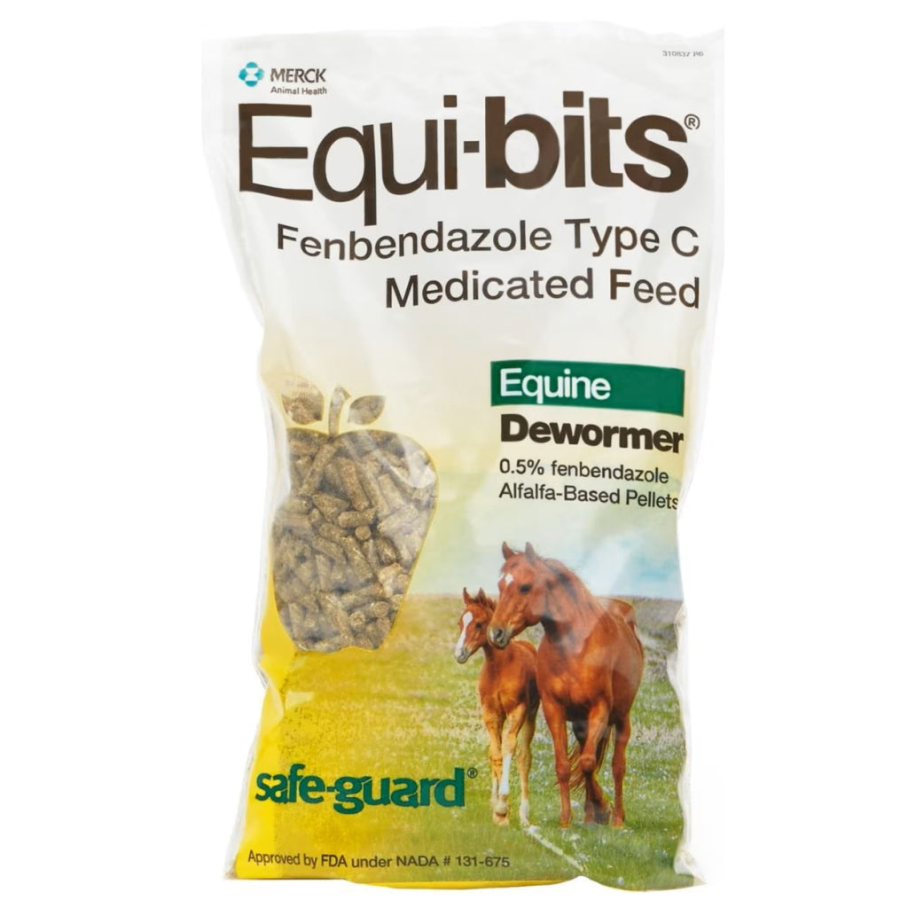 Safe-Guard Equi-Bits Equine Horse Dewormer Merck for Horses (1.25 LB)