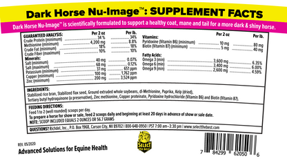 Select The Best Dark Horse Nu-Image Coat, Mane &amp; Tail Support for Horses