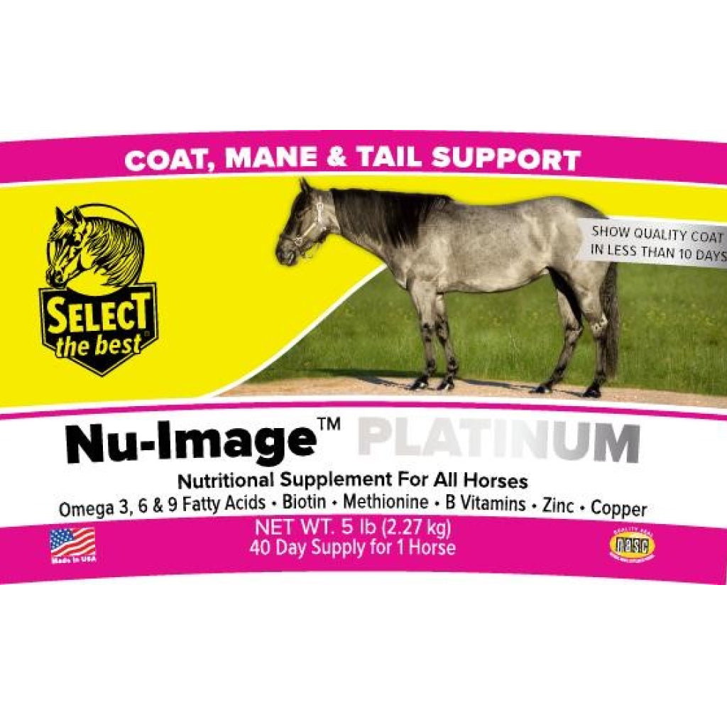 Select The Best Nu-Image Platinum Coat, Mane &amp; Tail Support for Horses