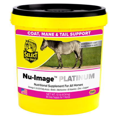 Select The Best Nu-Image Platinum Coat, Mane &amp; Tail Support for Horses
