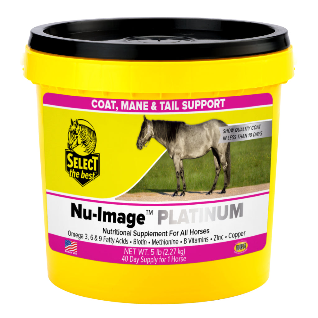 Select The Best Nu-Image Platinum Coat, Mane &amp; Tail Support for Horses