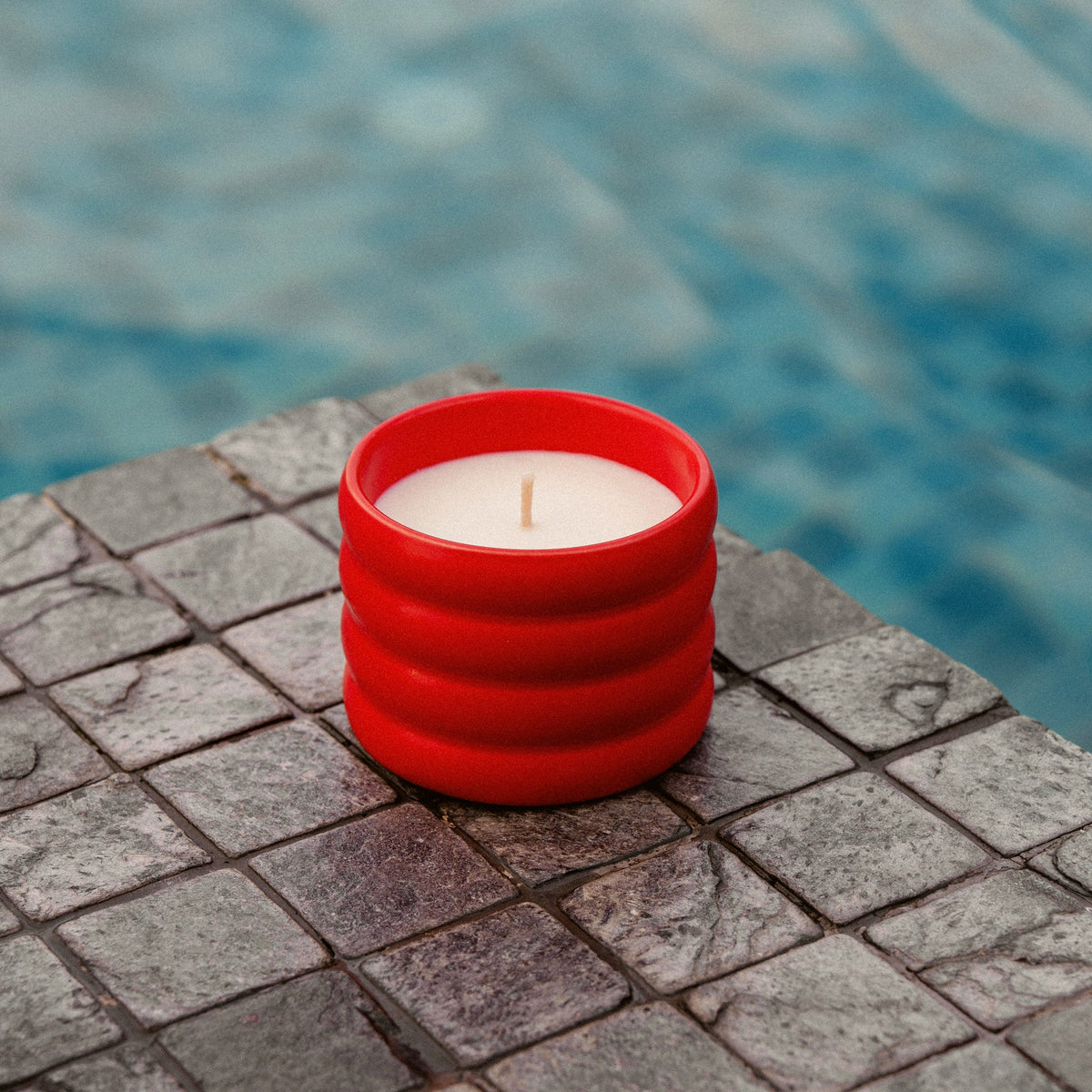 Soy Wax Ceramic Candle &amp; Wick Trimmer Set