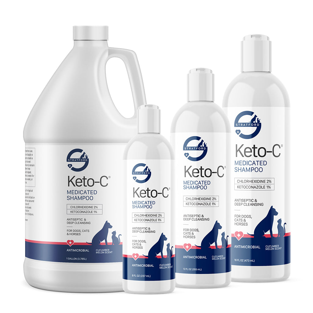 Stratford Keto-C Medicated Shampoo for Dogs, Cats &amp; Horses