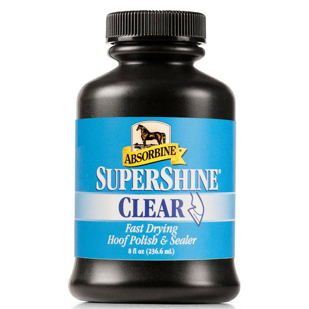 SuperShine Fast Drying Hoof Polish &amp; Sealer Clear for Horses