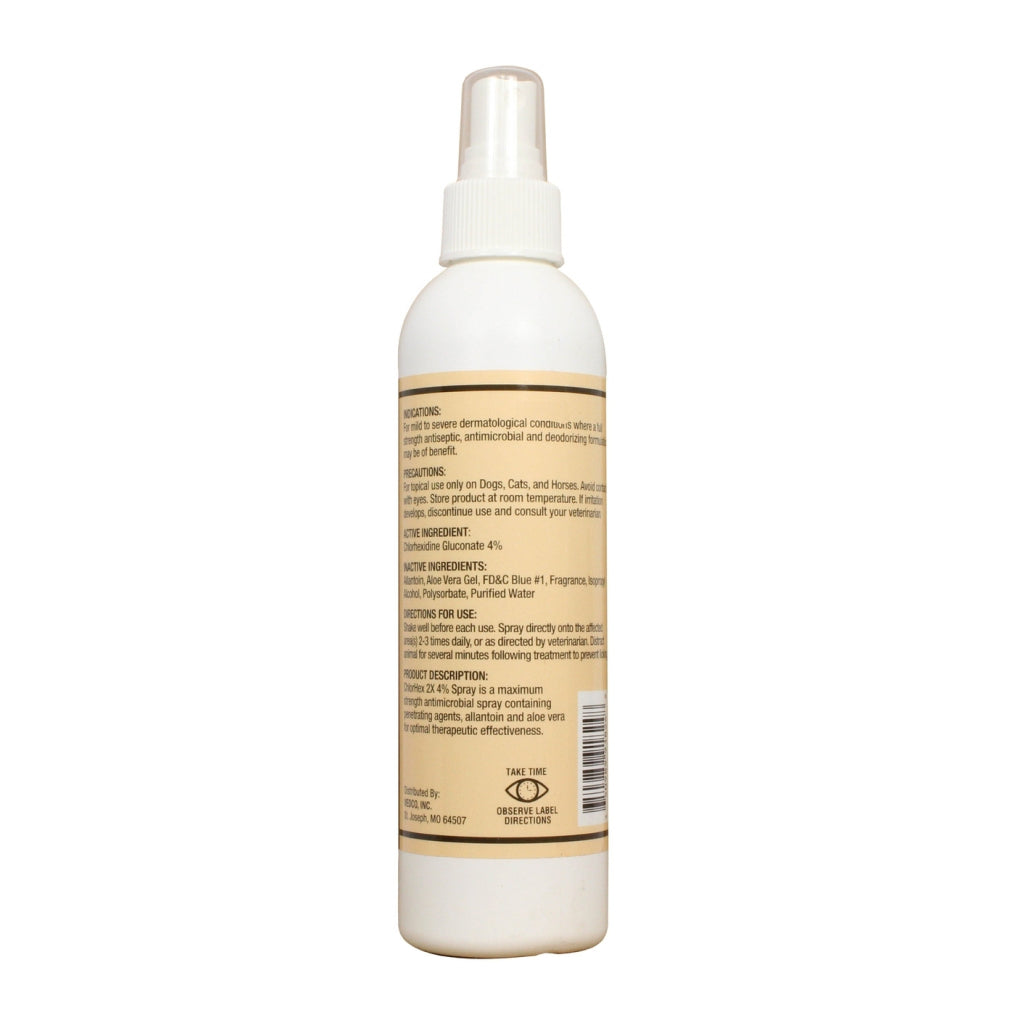 Vedco ChlorHex 2X 4% Spray For Dogs, Cats &amp; Horses (8 oz)