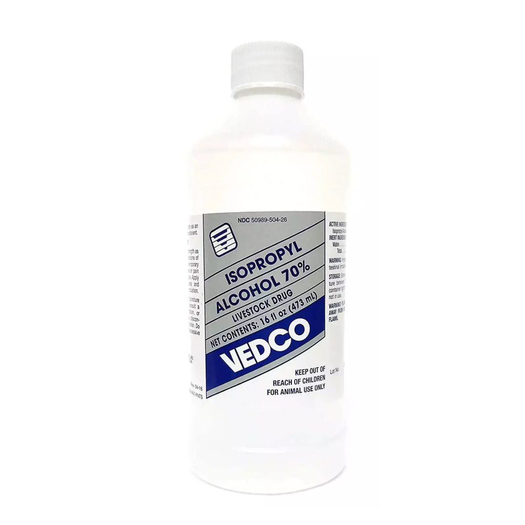 Vedco Isopropyl Alcohol 70% For Dogs, Cats &amp; Horses (16 oz)