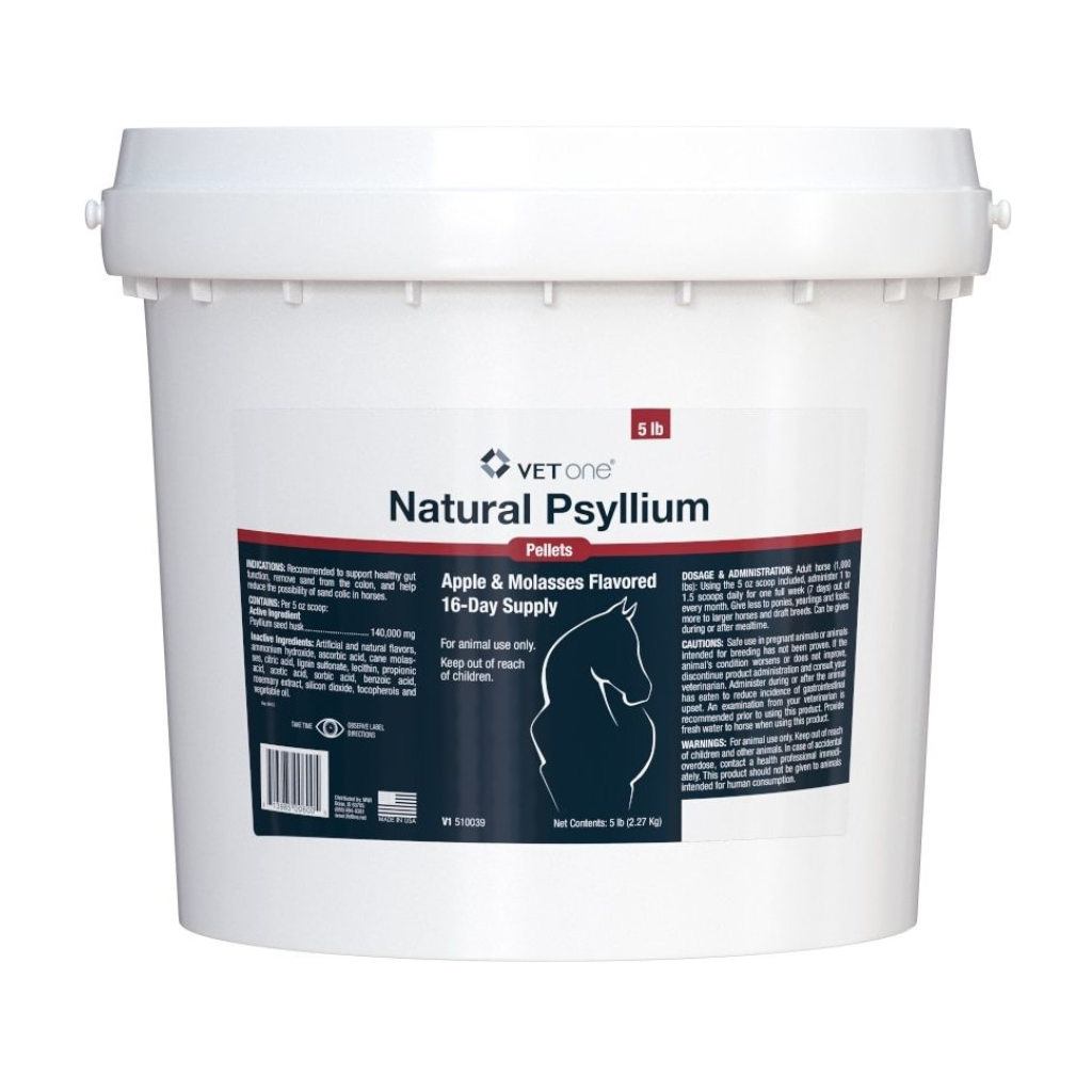 VetOne Psyllium Pellets Horse Supplements – Apple &amp; Molasses Flavor