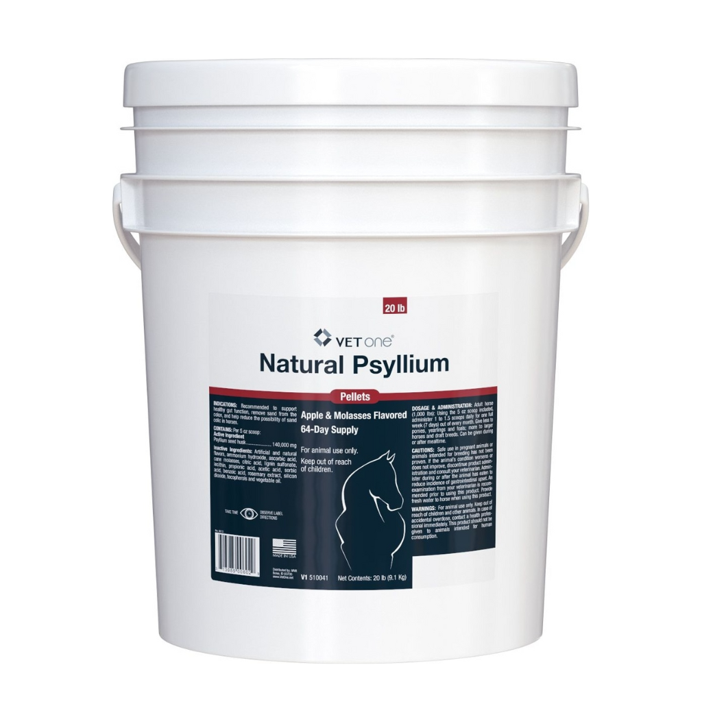 VetOne Psyllium Pellets Horse Supplements – Apple &amp; Molasses Flavor