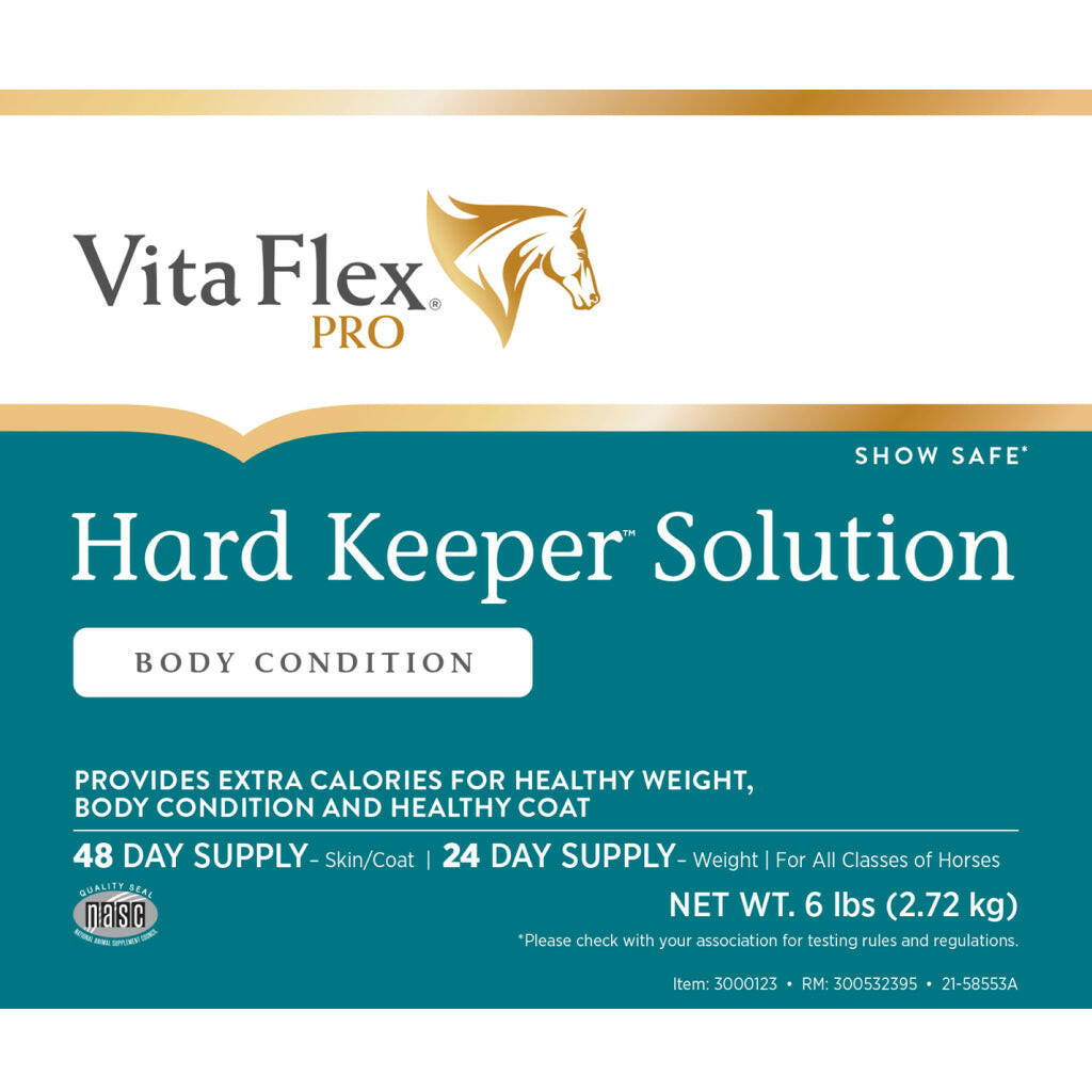 Vita Flex Hard Keeper Solution Weight Supplement For Horses