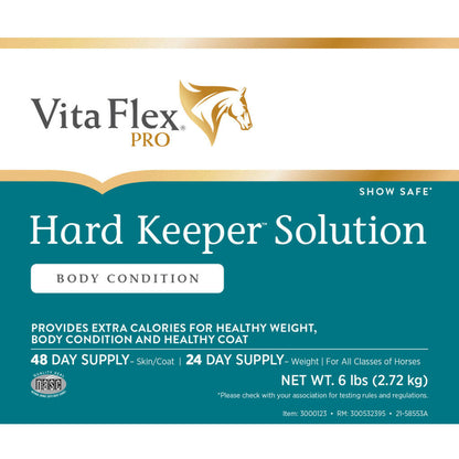 Vita Flex Hard Keeper Solution Weight Supplement For Horses